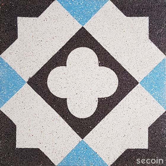 Encaustic terrazzo TE4-641